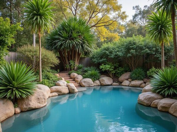 Pool landscaping design